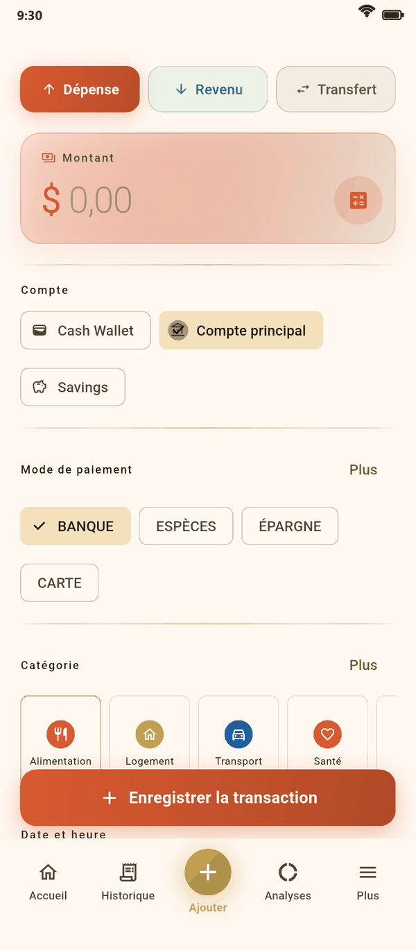 Notez vos dépenses en secondes — Coinly capture d'écran